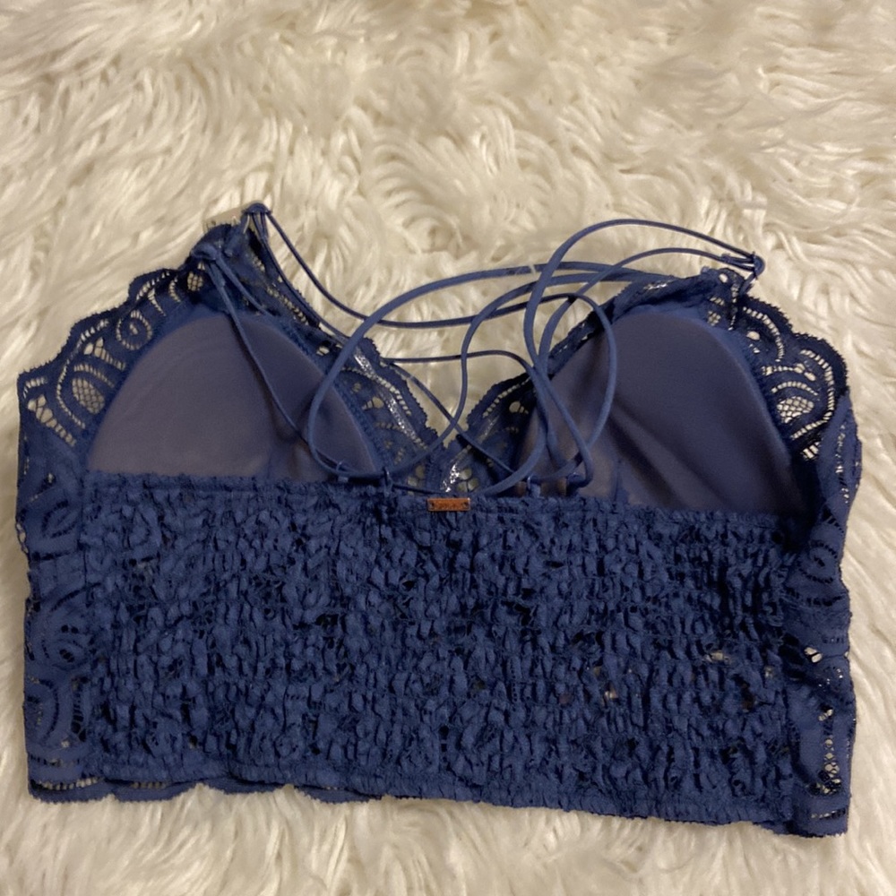 PINK size M brand new with tag color bluish/ grayish removable padding - Picture 6 of 12